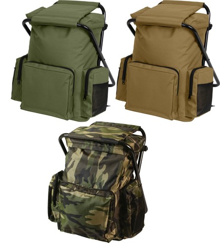 Travel backpack with stool - travel,